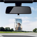 Car Picture Holder with Chain for Hanging Rearview Mirror Accessories,3.54" Magnetic Car Picture Frame Ornament to Display Photo,Personalized Cars Hanger for Couples Photo Holder by Unknown
