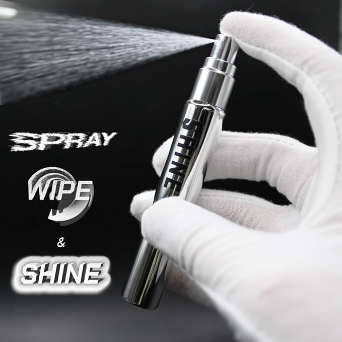 SIBERIAN Shine Liquid Cleaner 0.5oz Spray Made in USA + (1) Fabric Cloth for Camera, Electronic Devices, Eyewear Lenses Compact 15ml Travel - Image 3