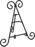 Super Z Outlet Tall Black Iron Curve Design Adjustable Display Stand for Photo Picture Albums, Home Decoration, Fine China Plates, Arts & Crafts Showcase (12") by SuperZOutlet