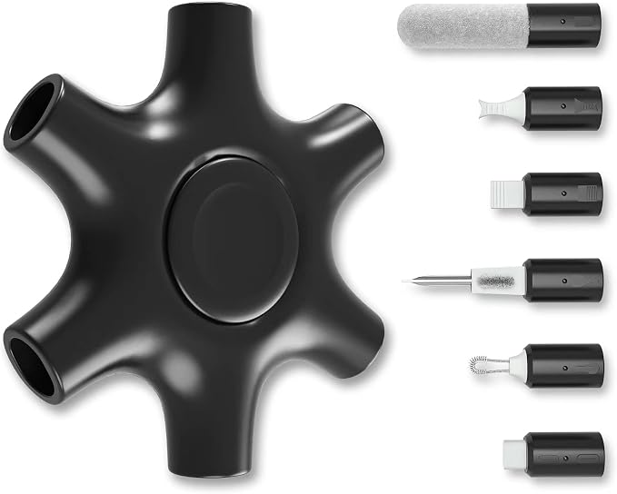 iPhone Cleaning Kit for Charging Port Cleaner,Lightning Charger Connector | Speaker Cable,AirPod Pro Cell Phone，Cleaning Putty，Repair Restore Tool,Thin Cleaning Brushes,Microfiber Cloths,Port Pick by Tassmpitor