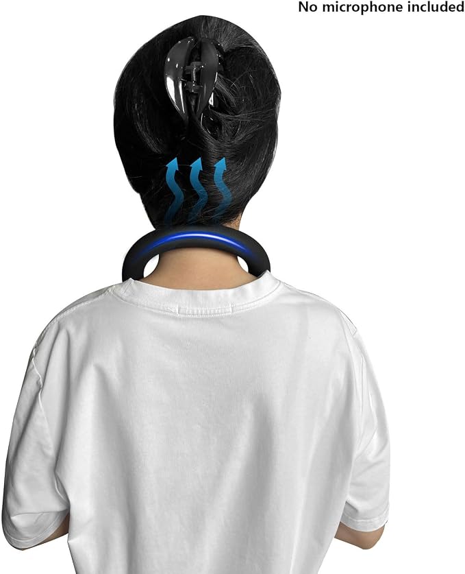 Microphone Neck Holder, Hands-Free Microphone Stand for Live Streaming, Hosting, Singing & Dancing, Magic Shows, Public Speaking - Image 3