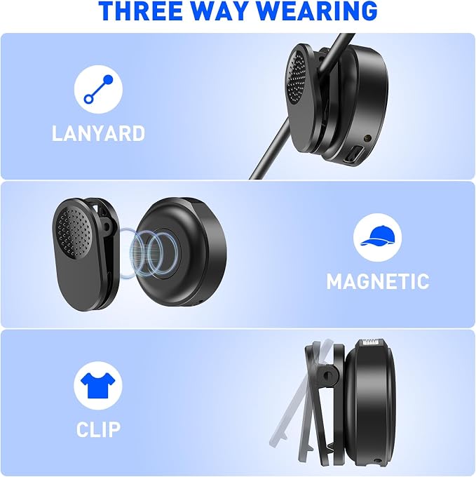 2 Pcs Wireless Lavalier Microphone for iPhone 17 16 to 7/Androids/PC/Camera | 30H Charging Case, 2.4G, 48kHz/24bit, DSP Noise Reduction, Mute, Clip-on Mini Mics for Live Streaming/Vlogging/TikTok/YouTube - Image 4