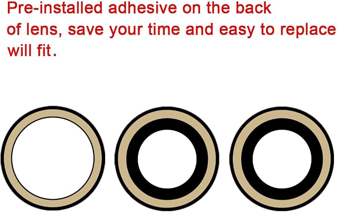 Back Rear Camera Lens Glass Replacement Compatible with iPhone 16 Pro Max and iPhone 16 Pro with pre-Installed Adhesive and Reparing Toolkit - Image 4