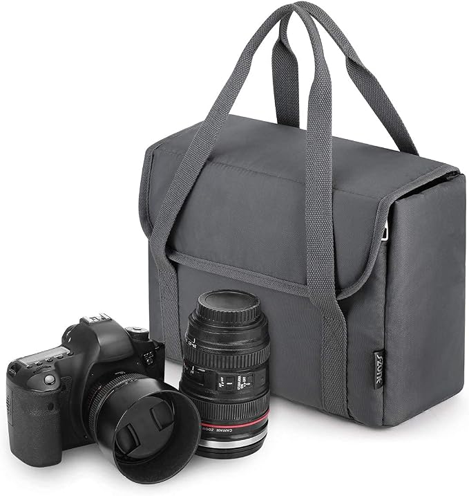 S-ZONE Waterproof Shockproof Foldable Camera Insert Bag Lens Cases Canon Nikon | Raindrop Proof, Fits in a Backpack, Suitable for DSLR/SLR Camera - Image 5