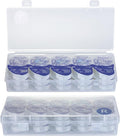 2-Pack Contact Lens Organizer Case, Portable Storage Case for Daily Disposable Contact Lenses, Holds 30 Lenses Each, 30 Days Total by Unknown
