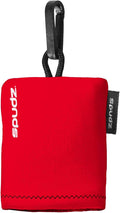 Classic Microfiber Lens Cleaner – Clip-On Pouch, Washable – for Binoculars, Scopes, Glasses, Screens | Classic | Red, 10 x 10 Inch by SPUDZ