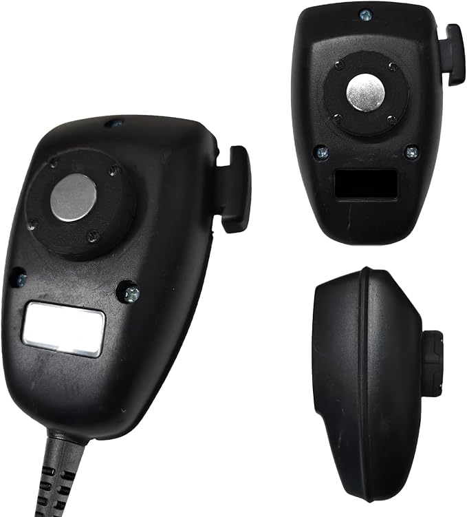 CB Mic Holder | Magnetic Mobile Radio Mic Car Mount Holder | CB Mic Hanger | for Kenwood KMC-30 KMC-32 KMC-35 KMC-36 for Motorola PMMN4090 HMN3596A HLN9073 RMN5052A | with Adhesive Back (Black) - Image 5