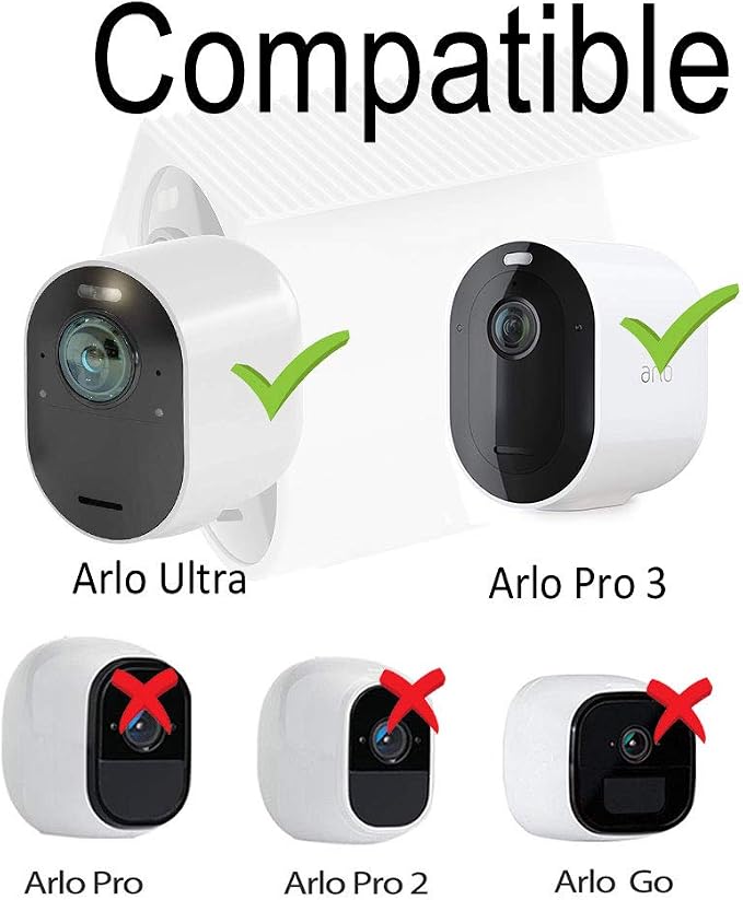 HOLACA Silicone Skin for Arlo Pro 6/5S/4/3, Arlo Ultra/Ultra 2 (3 Packs) | Weatherproof Silicone Case, Anti-Scratch Protective Cover, Extra Protection, Black - Image 3