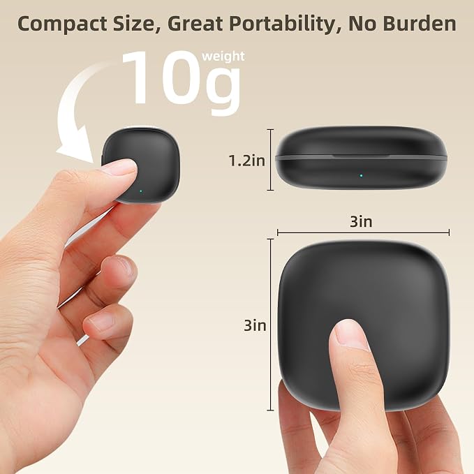 Lapel Microphone Wireless for Android Phone (Black, TX-DMV36) - Image 7