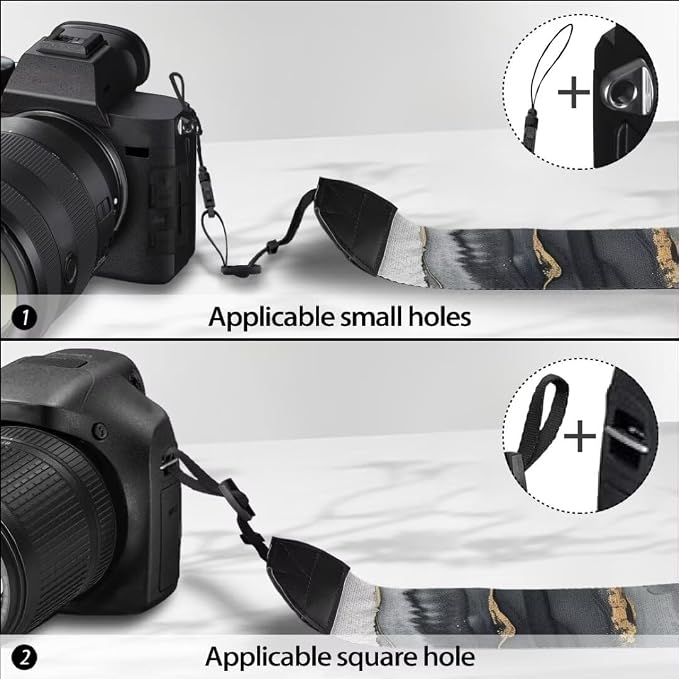 Coldinair Black Adjustable Camera Strap Universal Neck & Shoulder Soft Padded Strap for All DSLR Cameras,Binoculars - Image 5