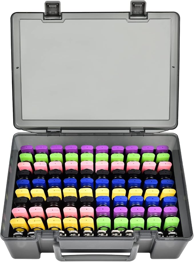 FULLCASE Flash Drive Case USB Memory Stick SD Card Storage Organizer- Holds 104pcs Thumb Drive Electronic Accessories Holder for Sandisk/for Samsung/for Inland/for PNY/for Netac (Gray) | Hard Plastic Thumb Drive Organizer,for Lexar,for JOIOT,for SamDat... by FullcaseEasyLifeStorage