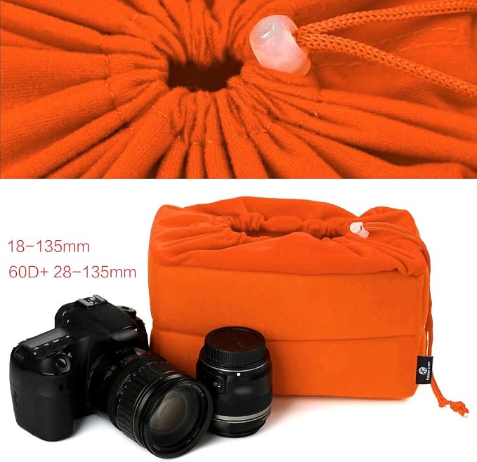Koolertron Shockproof Camera Photo Bag for SLR TLR Camera Insert Partition Padded Case,Can be Put Directly Into the SLR Camera Bag With Freely Adjustable Compartment - Image 3