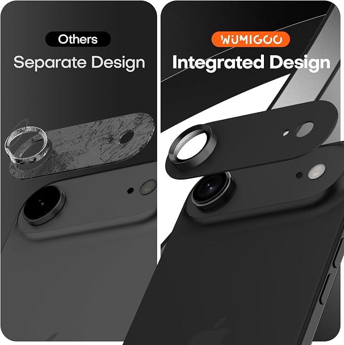 for iPhone Air Camera Lens Protector-Black | Aluminum Alloy, Tempered Glass Camera Cover, Nano Reinforced Adhesive, Accessories, Anti-Drop, Anti-Scratch, Case Friendly - Image 2