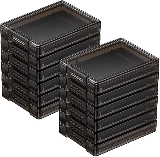 12 Pcs CFexpress Type-B/XQD Card Holders Storage Cases with Label Stickers | 12 Pcs independent cases, specially for CFexpress Type-B/XQD cards, dustproof anti-scratch protection, adhesive Label - Image 8