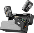 DJI Mic 2 (2 TX + 1 RX + Charging Case), All-in-one Wireless Microphone | Noise Cancelling, 32-bit Float Internal Recording, 250m (820 ft.) Range, Mic for iphone, Android, Camera, Vlogs by Unknown