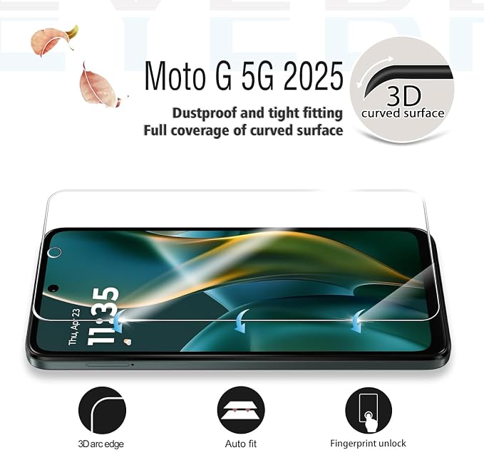 Moto G 2025/2026 Tempered Glass Screen & Lens Protector 2+2 Pack HD Clear | [Case Friendly] [Anti-Glare] [Bubble-Free] - Image 3