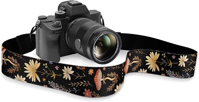 Coldinair Black Adjustable Camera Strap Universal Neck & Shoulder Soft Padded Strap for All DSLR Cameras,Binoculars by Coldinair