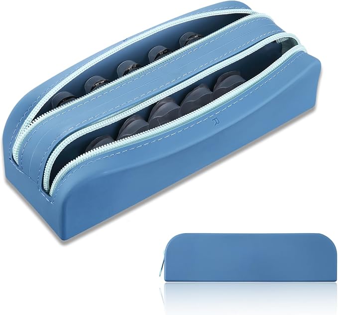 AITIME Disposable Daily Contact Lens Organizer Dispenser with Labeled R&L | Contact Lens Travel Case Holder 40 Lens,Color Contact Lens Storage Bag Kit by AITIME