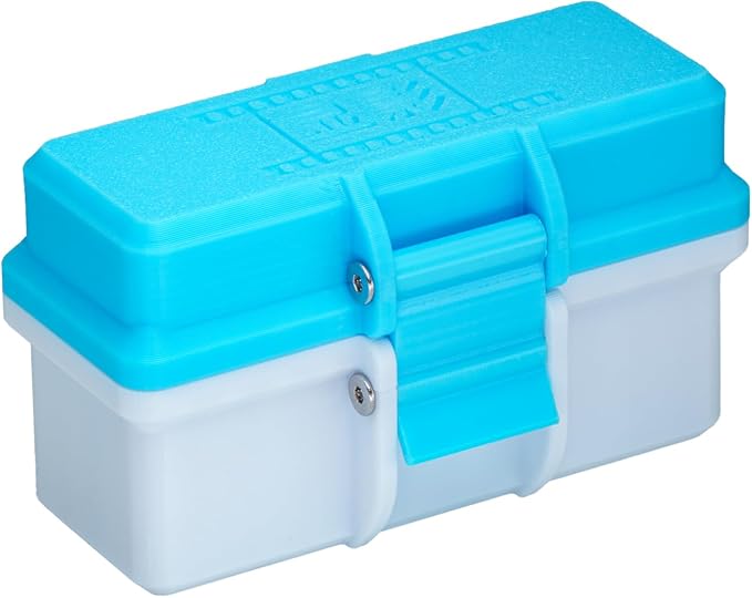 35mm Film Storage Case, 3-Roll 135 Film Canister Holder with Snap Latch, PET Film Organizer by Unknown