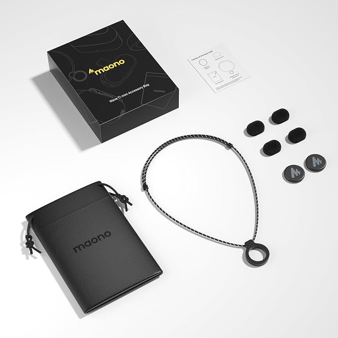 MAONO Wave T1 Mini Wireless Lavalier Microphone Accessories - Image 6