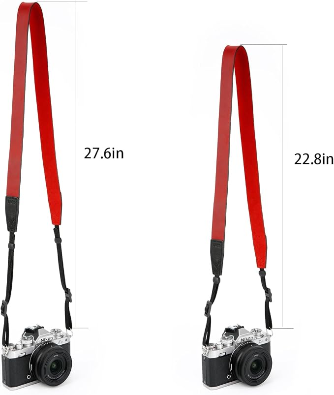 Crazy Horse Leather Camera Strap,Vintage Camera Strap,Adjustable Camera Neck Shoulder Strap for Photographers - Image 5