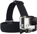 Action Camera Head Mount Strap Compatible with Gopro DJI Osmo | Compatible with Go pro Hero 13 12 11 10 9 8 AKASO EK7000 Brave 4 Brave 7LE ODDV Hiicam Icefox WOLFANG, Wearing Head Belt by TEKCAM