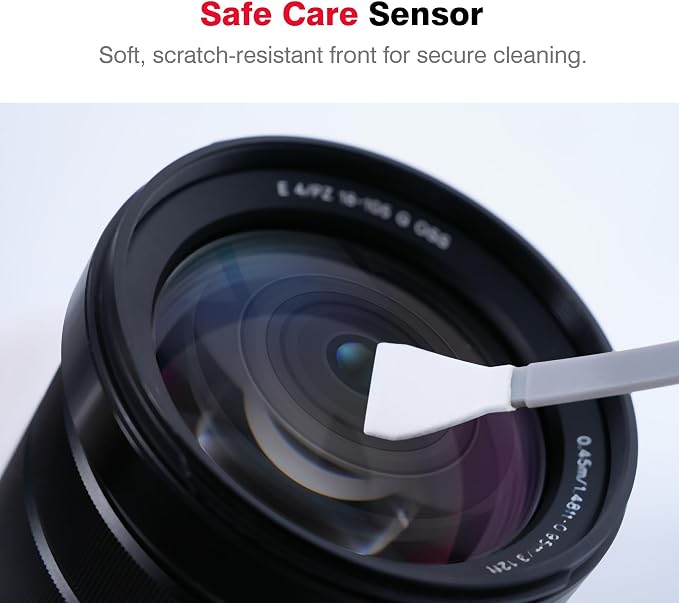 VSGO APS-C Sensor Cleaning Kit | for Nikon Sony Canon DSLR Camera Cleaning, 6Pcs 16mm Sensor Cleaning Swabs & 10ml Sensor Cleaner, VS-S02-6 - Image 7