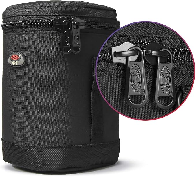 DSLR Camera Lens Case Pouch Bag for Lenses up to 3.74" x 5.98" | Lightweight Padded Lens Case with Zipper, Soft Lining & Carrying Strap, Protects Lenses from Dust, Scratches & Water - Image 4