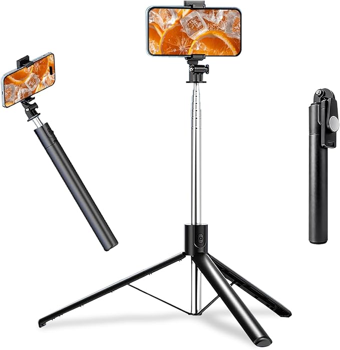 67" Phone Tripod Selfie Stick for iPhone and Android Phone, Cell Phone Tripod Stand with Wireless Remote Control by Unknown