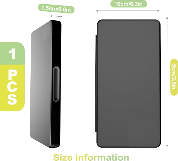 24 Slots Game Card Case Compatible with Nintendo Switch OLED Lite Portable Cartridge Storage Box Hard Shell Protective Holder with Micro SD Memory Slots Black - Image 2