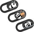 Webcam Cover, 0.02 inch Panda Laptop Camera Cover, Cute Accessories for Laptop PC iPhone iPad iMac MacBook Pro Air Computer Smartphone Tablet, Camera Cover Slide Protect Your Personal Privacy by HKDGYHON