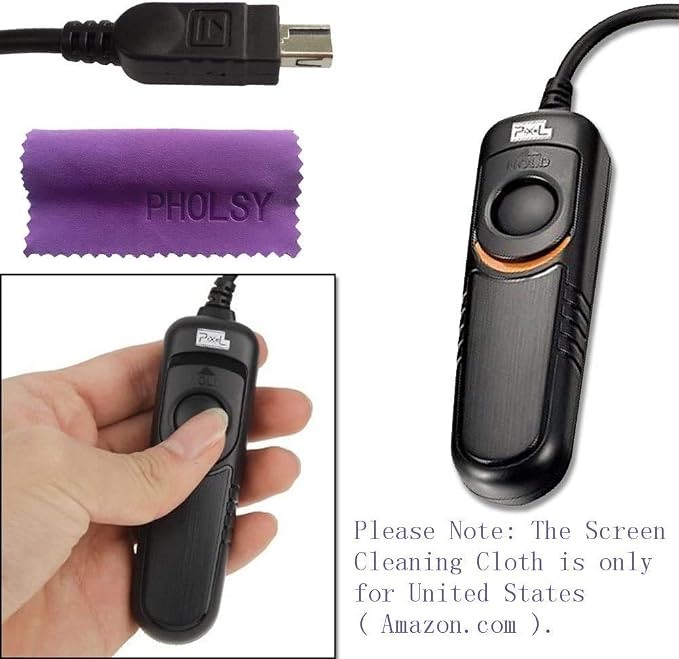 Pixel Remote Shutter Release Cable DC2 Compatible with Nikon Cameras | For Nikon Z5 Z6II/III Z7II D3200 D3300 D5000 D5100 D5200 D5300 D5600 D5500 D90 D7100 D7200 D7500 D750 D780 P7700 P7800 MC-DC2 - Image 7