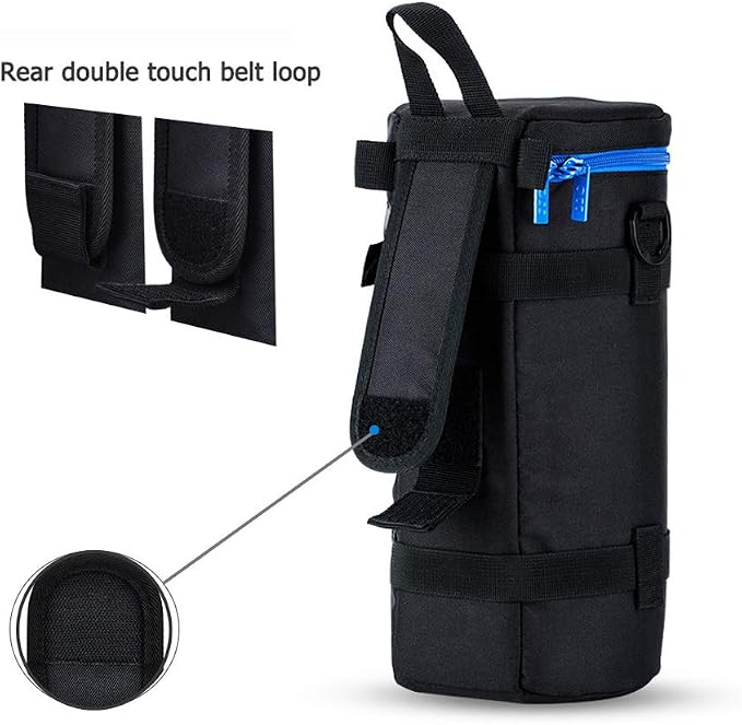 JJC Camera Lens Case Pouch, Padded Bag Fits Lens up to 4.9 x 11.4 (D x L) | for Telephoto Lens Canon RF 800mm f11/Tamron SP 150-600mm/Sigma 150-600mm/150-500mm/Nikon Nikkor AF-S 200-500mm Lens & More - Image 7