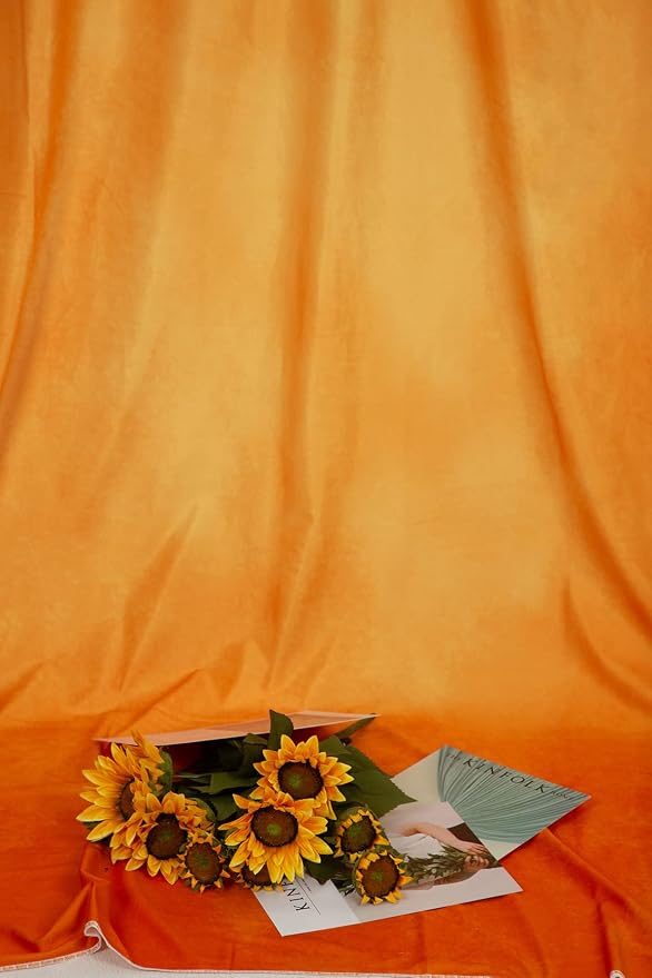 Kate Orange Photography Backdrops Abstract Photo Backdrop Poratrait Background for Photoshoot, 10x10ft - Image 4