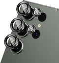 Camera Lens Protector for Samsung Galaxy S23 Ultra,1 Pack | Tempered Metal Glass Camera Cover Film,HD Clear,Anti-Scratch Lens Screen Protector Film,Case Friendly,Black Titanium by Unknown
