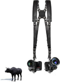 Kasla Leather Dual Camera Strap for Two DSLR/SLR Cameras by Kasla