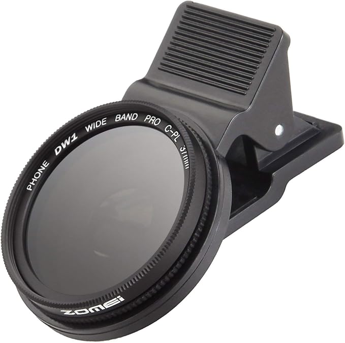 Zomei 37mm Professional Cell Phone Camera CPL Lens Filter with Clip for Galaxy S8 Android Smartphone - Image 4