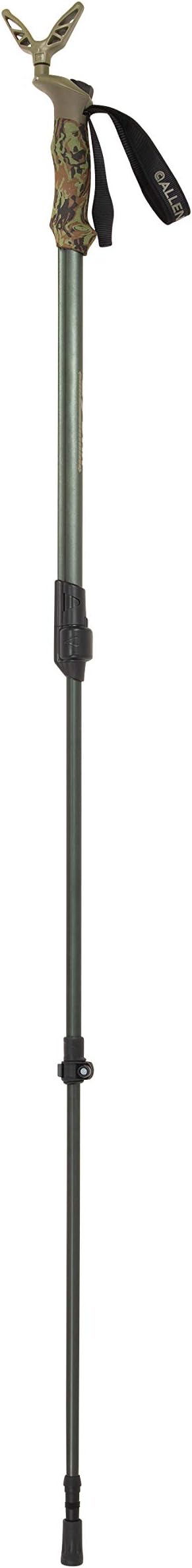 Allen Company Axial EZ-Stik Shooting Stick - Adjustable Rifle Rest - Monopod for Hunting and Scope Zeroing - Portable Rest for Rifles - Extends From 33"-61", Green - Image 9