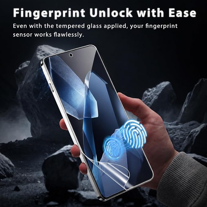 3 Pack for OnePlus 13 Screen Protector [Not Glass] | with Installation Frame,Support Fingerprint Unlock, Edge Coverage, Touch Sensitive, Anti-Scratch, Case Friendly - Image 2