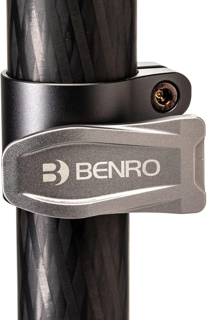 Benro MSD36C SupaDupa Monopod, 64.9" max Height, Carbon Fiber, Spiked Foot, CNC machined Aluminum flip Lock (MSD36C) - Image 6