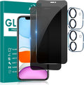 2+2 Pack Privacy Screen Protector for iPhone 11, 6.1 Inch | Camera Lens Protector, Tempered Full Screen Glass, Anti-Spy, Bubble Free, Case Friendly by AVOAR