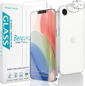 2+2 Pack Screen Protector for iPhone 17e/iPhone 16e Tempered Glass | with Camera Lens Protector, 9H Hardness, Anti Scratch, Bubble Free by Bencuku