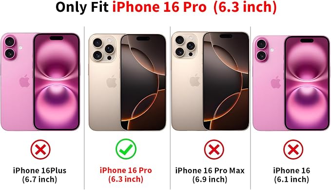 Cute Burgundy Cheetah Print Phone Case for iPhone 16 Pro 6.3" | Aesthetic Leopard Pattern Design Cover Full Camera Lens Protective Shockproof Soft Slim TPU Funda for Women Girls - Image 2