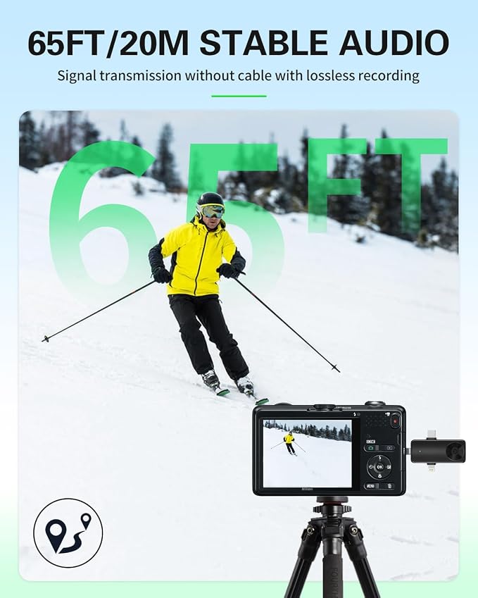 4 Packs Wireless Lavalier Mic for iPhone Android Camera | Professional Wireless Mini Microphone for 4-Person Video Recording, Podcasts, Vlogs, YouTube, TikTok and Computers - Image 4