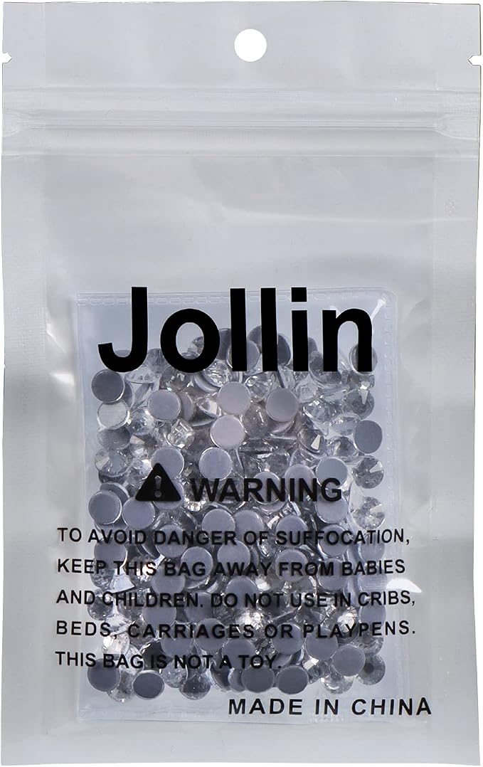 Jollin Hotfix Rhinestones Flatback Crystal Gems 6.4mm SS30, Crystal | 288pcs Hot Fix Crystals Glass Rhinestones for Bedazzling, Crafting, Clothes, Shoes & Accessories DIY Decoration - Image 7