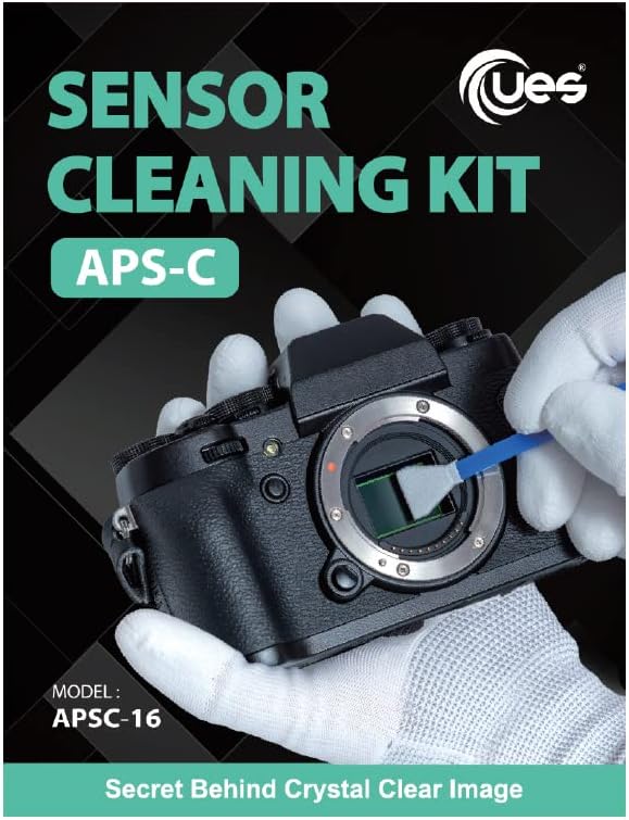 UES APS-C Camera Sensor Cleaning Kit (14 x 16mm Swabs + 15ml Solution) | UES APSC16 Sensor Cleaning Set - Compatible with Sony Nikon Canon Fujifilm DSLR Reflex & Mirrorless Digital Camera CCD&CMOS - Image 8