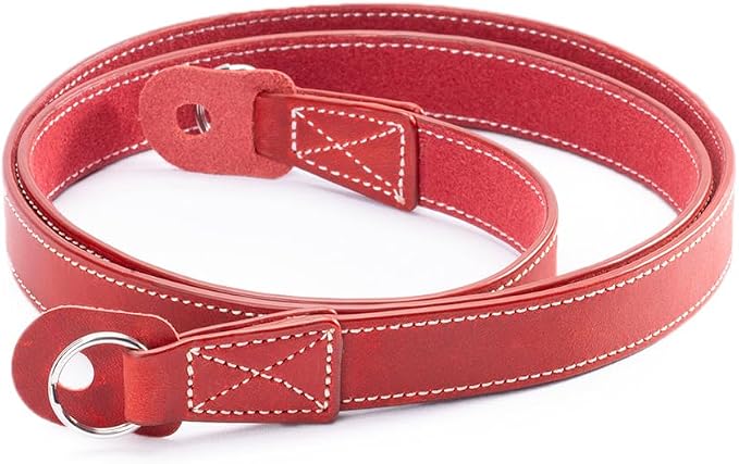 Vintage Minimalist Genuine Leather Camera Strap Crazy Horse Leather Shoulder Strap For DSLR For Fuji For Nikon For LEICA - Image 3
