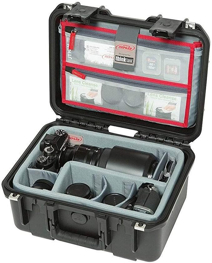 SKB Cases iSeries 1309-6 Case with Think Tank Dividers & Lid Organizer, Black (3i-1309-6DL) - Image 3