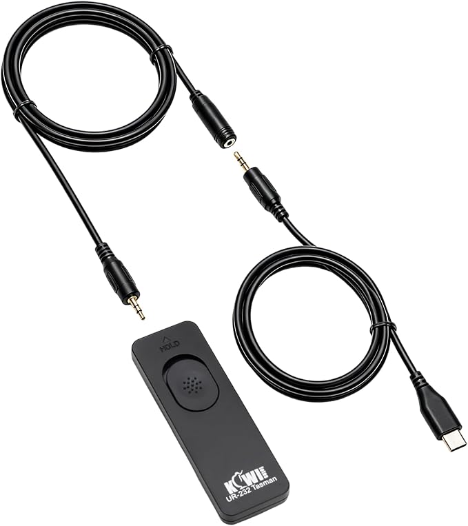 Kiwifotos Remote Shutter Release Cord for Sony A6700 A7V A7R VI A7CII A7CR | Remote Trigger for Sony ZV-E10 II A7 V A7RVI A7R6 A7C II ZV-E1 ZVE1 RX1R Mark III Cameras, Anti-Shake, with Extension Cable by KIWIFOTOS