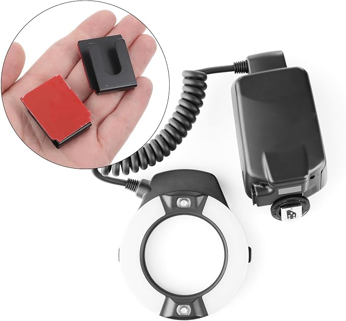 2 Pcs Radio Microphone Hanger with Adhesive Back CB Mic Holder Mount Black Metal Car Microphone Holder Universal Radio Mic Clip Holders for Cars Homes Offices Classrooms 38 x 30 x 10 mm - Image 3